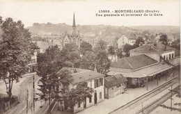 25   Montbeliard Vue Generale Et L'interieur De La Gare Du Chemin De Fer - Montbéliard