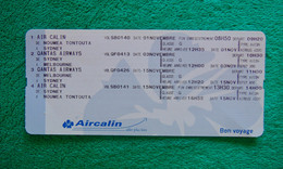 Passenger's Ticket Schedule AIRCALIN AIRLINES - Horarios