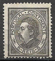 Portugal 1880 D. Luiz De Perfil Afinsa 52 - Neufs