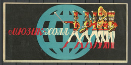 RUSSIA Soviet Union Advertising Poster Reklame Music Hall - Manifesti & Poster