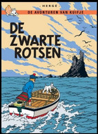 Carte Postale / Postkaart - Kuifje/Tintin - Milou/Bobbie - Haddock - Tournesol - De Zwarte Rotsen / L'île Noire - Philabédés (fumetti)