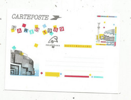 Entier Postal, Neuf , CARTEPOSTE ,Paris , 1989 , Opéra ,PHILEXFRANCE 89 - Overprinter Postcards (before 1995)