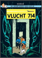 Carte Postale / Postkaart- Kuifje/Tintin - Milou/Bobbie - Haddock - Tournesol - Vlucht 714 / Vol 714 Pour Sydney - Philabédés (comics)
