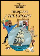 Carte Postale / Postkaart - Kuifje/Tintin - Milou/Bobbie - Haddock - The Secret Of The Unicorn / Le Secret De La Licorne - Philabédés (fumetti)