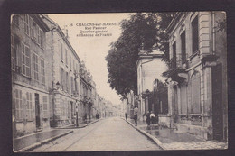 CPA Banque De France écrite Chalons Sur Marne - Banken