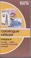 Timbres Belgique-Congo-Zaïre-Rwanda-Burundi-Europa Catalogue Officiel 1979 - Bélgica