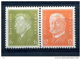 Allemagne  -  Reich  -  Se Tenant  :  Mi  W 29  * - Postzegelboekjes & Se-tenant