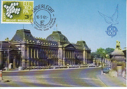 Belgique Carte Max 1193 Europa - Palais Royal Bruxelles - 1961-1970