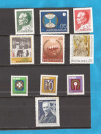 YU -10-10  AUSVERKAUF BILLIG GUTE QUALITET  JUGOSLAVIJA JUGOSLAWIEN   MNH - Collections, Lots & Séries