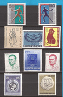 YU -10-10  AUSVERKAUF BILLIG GUTE QUALITET  JUGOSLAVIJA JUGOSLAWIEN   MNH - Collections, Lots & Séries