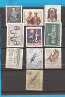 YU -10-10  AUSVERKAUF BILLIG GUTE QUALITET  JUGOSLAVIJA JUGOSLAWIEN   MNH - Collections, Lots & Séries