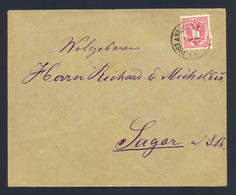 SLOVENIA, AUSTRIA - Letter Cancelled With T.P.O. 'K.K: POSTAMBULANCE No 8' Sent From Kranichsfelda To Sagor 1890. - Slovenia