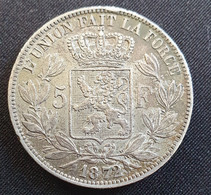 Belgium 5 Francs 1872 - 5 Franchi