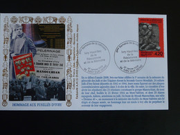 Lettre Commemorative Cover Résistance Hommage Aux Fusillés D'Ivry 94 Val De Marne 2008 - Seconda Guerra Mondiale