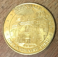 43 ABBATIALE LA CHAISE DIEU MINI MÉDAILLE SOUVENIR MONNAIE DE PARIS 2011 JETON TOURISTIQUE MEDALS COINS TOKENS - 2011