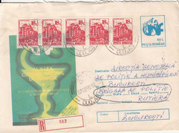 HEALTH, PHARMACY, NATIONAL CONGRESS, FINE STAMPS, REGISTERED COVER STATIONERY, 1995, ROMANIA - Pharmacy