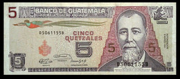 # # # Banknote Aus Guatemala 5 Quetzales 1991 # # # - Guatemala