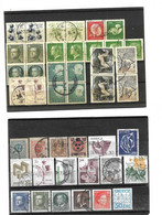 SCHWEDE LOT 001 - 9 Steckkarten, Marken O - Collections