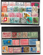 SCHWEIZ LOT 001 -  6 Steckkarten Mit Gesr. Marken - Collections