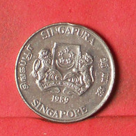 SINGAPORE 20 CENTS 1989 -    KM# 52 - (Nº38554) - Singapour