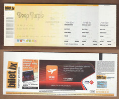 AC - DEEP PURPLE KUCUKCIFTLIK PARK , ISTANBUL CONCERT TICKET 18 MAY 2011 - Tickets De Concerts