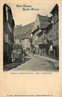 Ribeauvillé * Strasse In Rappoltsweiler * Rue * Ober Elsass * Haute Alsace * Cpa Dos 1900 - Ribeauvillé