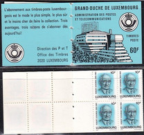 L-Luxembourg 1986. Robert Schuman, Heftchen (B.2689) - Libretti