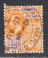 British Guiana 1921-27 Cancelled, Wmk Multi Script CA, Sc 196, SG 277 - Brits-Guiana (...-1966)