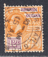 British Guiana 1921-27 Cancelled, Wmk Multi Script CA, Sc 196, SG 277 - Guyane Britannique (...-1966)