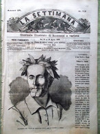 La Settimana Del 22 Aprile 1869 Maschera Di Torquato Tasso Sant'Onofrio - Vor 1900