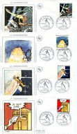 La Communication 1988- 12 Enveloppes Premier Jour - No 2503 à 2514 - Cote 30,00 Euros - Storia Postale