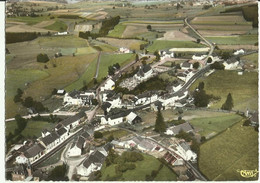 Léglise -- Vue Panoramique Aérienne.   (2 Scans) - Leglise