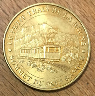 64 LE PETIT TRAIN DE LA RHUNE 2010 MÉDAILLE SOUVENIR MONNAIE DE PARIS JETON TOURISTIQUE MEDALS COINS TOKENS - 2010