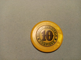 9868" FICHES-CHIPS-CASINO DE LA VALLEE DA LIRE 10 " - Casino