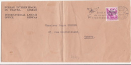 Schweiz Dienstmarke BIT: Zumstein-Nr. 41Ay Auf Brief, Genève 1, 4.II 1942 - Officials