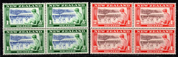 NEW ZEALAND - 1948 HEALTH SET (2V) IN BLOCKS OF 4 FINE MNH ** SG 696-697 X 4 - Sonstige & Ohne Zuordnung