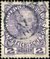 AUTRICHE / AUSTRIA 1912 Mi.140v Used "LOUNY * LAUN / B" (CZECH) - Oblitérés