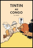 Carte Postale/Postkaart - Kuifje/Tintin - Milou/Bobbie - Haddock - Tintin Au Congo / Kuifje In Congo - Philabédés (comics)
