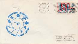 N°731 N -lettre (cover) -operation Konoutek -Goddard Space Flight Center- - America Del Nord