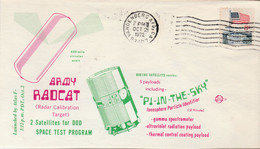 N°738 N -lettre (cover) -Army Radcat- Space Test Program- - Amérique Du Nord