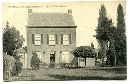 CPA -  Carte Postale - Belgique - Waesmunster - Sombeke - Maison Mr Le Curé - 1907 (BR14443) - Waasmunster