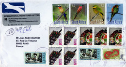 Afrique Du Sud 2017 - Pli Ayant Voyagé Avec Timbres "Oiseaux" -Oblitéré - Mechanical Postmarks (Advertisement)