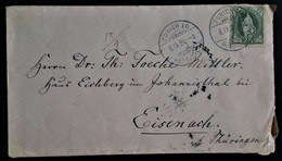 546 HELVETIA SWITZERLAND ZURICH EISENACH 1894 - Sonstige & Ohne Zuordnung