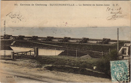 CPA Env. De CHERBOURG-EQUEURDREVILLE-La Batterie De Ste-Anne (128222) - Equeurdreville