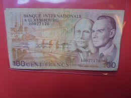 LUXEMBOURG 100 FRANCS 1981 Circuler (B.9) - Luxemburgo