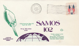 N°769 N -lettre (cover) Samos 102 - Nordamerika