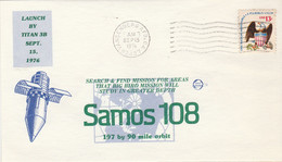 N°771 N -lettre (cover) Samos 108 - Amérique Du Nord