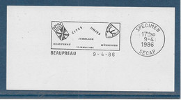 Département Du Maine Et Loire - Beaupreau - Flamme Secap SPECIMEN - Mechanical Postmarks (Advertisement)