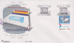 Enveloppe  FDC  1er  Jour    ANDORRE   ANDORRA   UNESCO    2006 - UNESCO