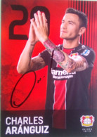 Charles Aranguiz ( Bayer 04) - Autógrafos